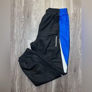 Vintage Diadora Mens sports track pant Black & blue